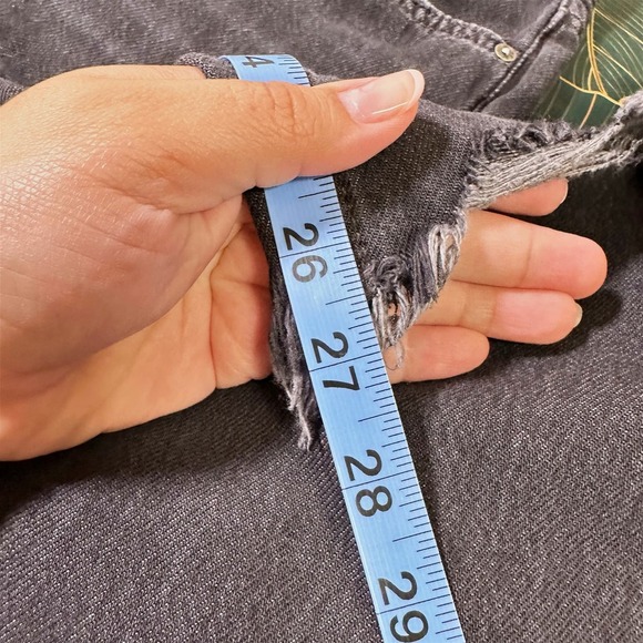 Free People We the Free Maggie Straight Jean Distressed Black Women 26 - Picture 9 of 9